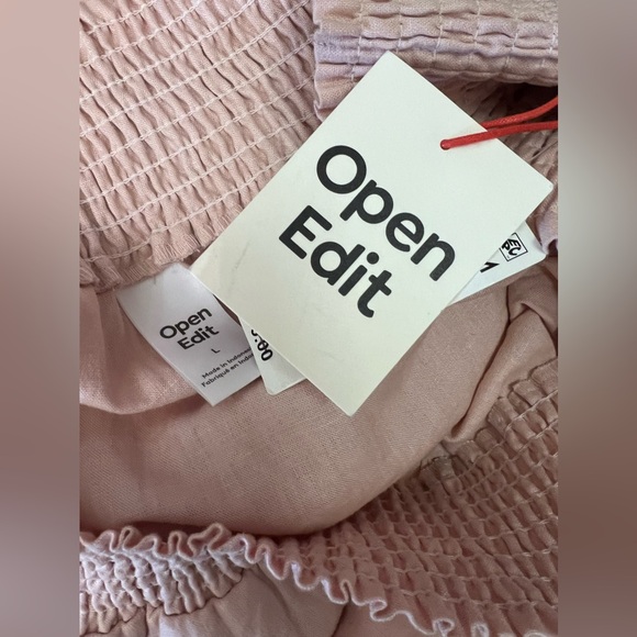 Open Edit - NWT - Natural, breezy, Linen/Viscose, Summer skirt - so pretty!  L - Picture 3 of 4